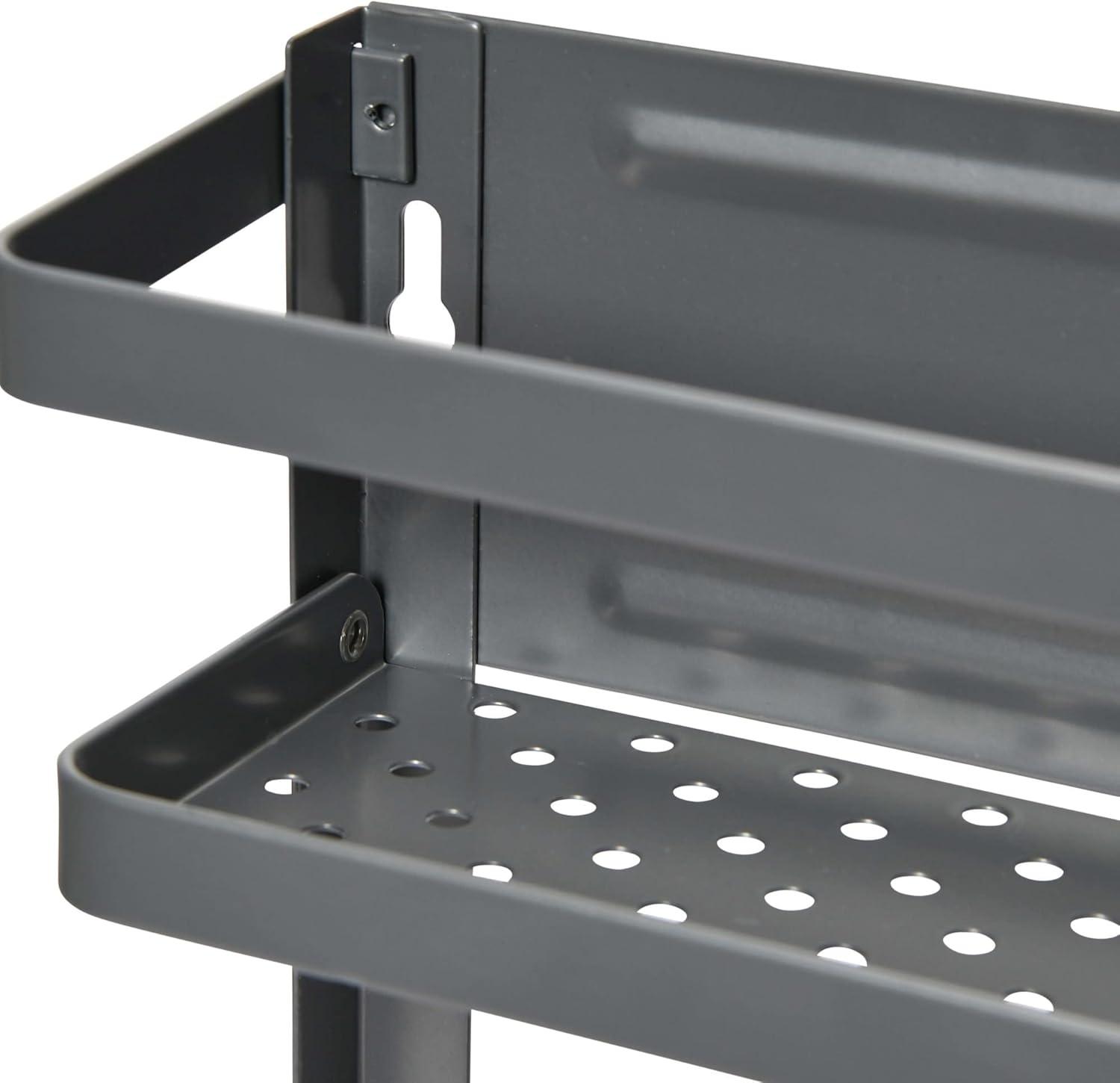 image:imageHousehold Essentials Metal Magnetic Paper Towel Holder WhiteGray
