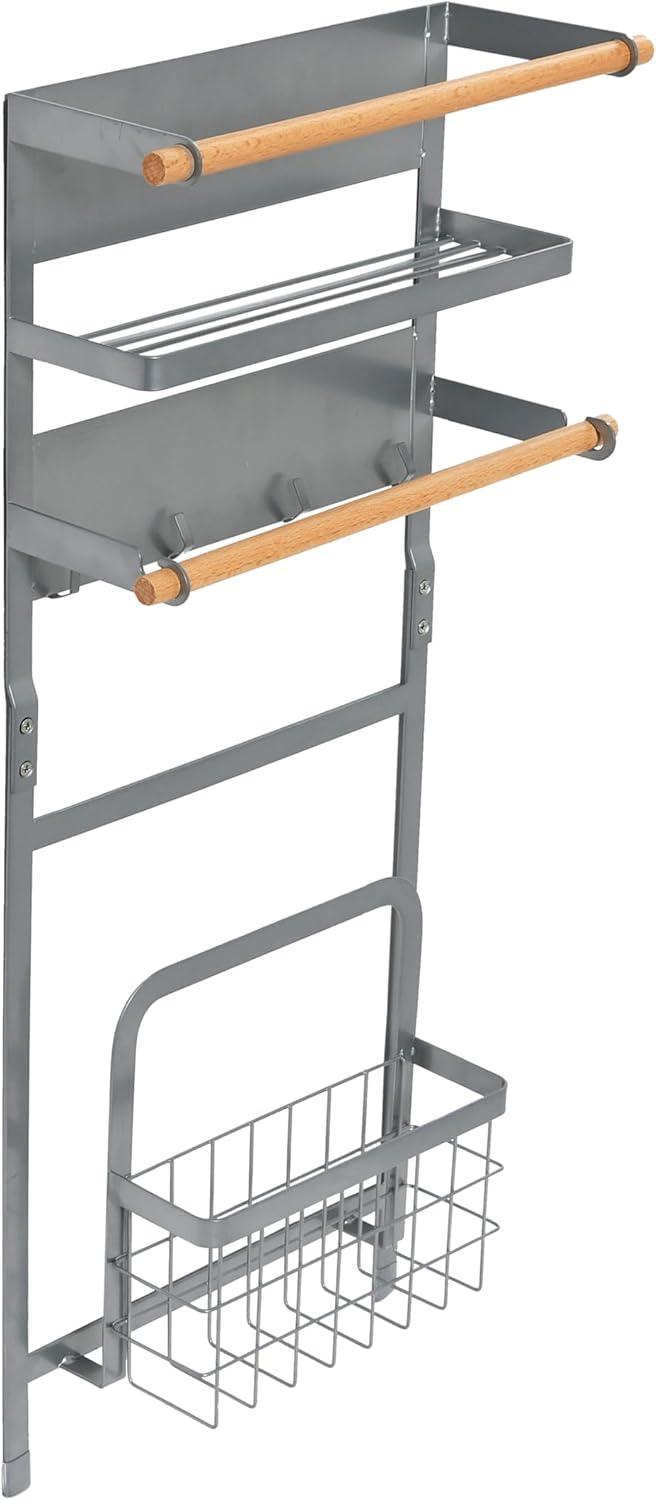 image:imageHousehold Essentials Metal Magnetic Paper Towel Holder WhiteGray