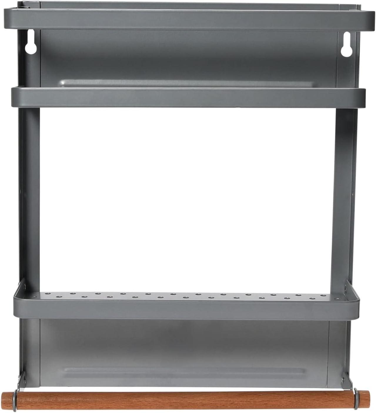 image:imageHousehold Essentials Metal Magnetic Paper Towel Holder WhiteGray