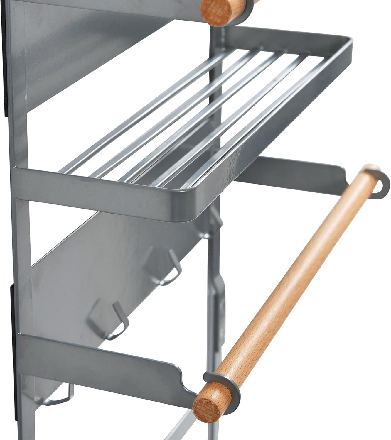 image:imageHousehold Essentials Metal Magnetic Paper Towel Holder WhiteGray