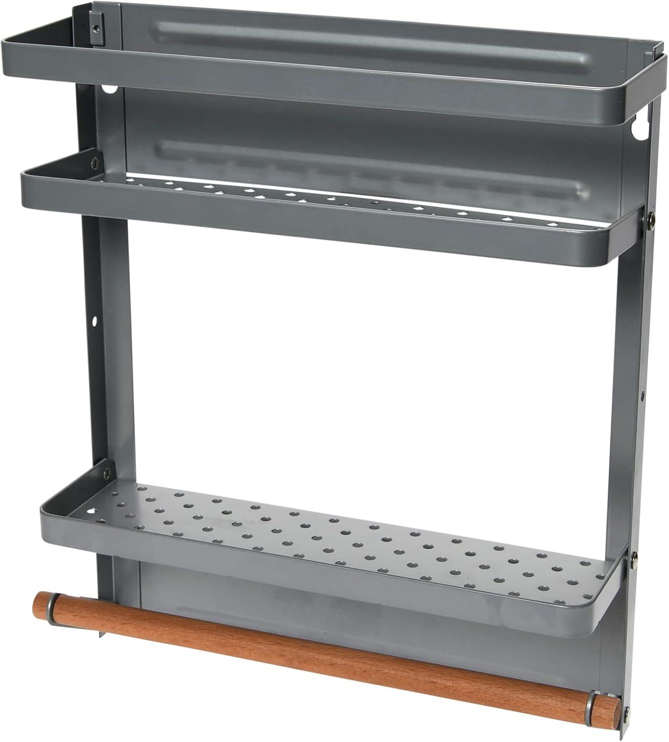 image:imageHousehold Essentials Metal Magnetic Paper Towel Holder WhiteGray