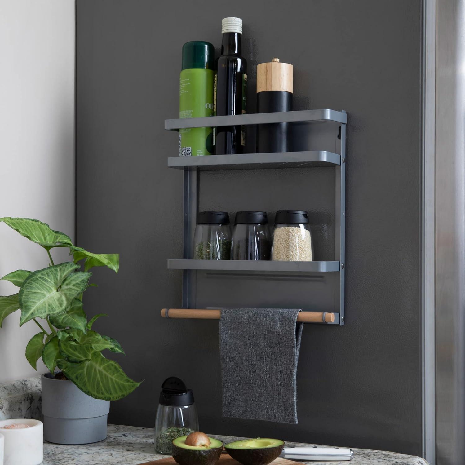 image:imageHousehold Essentials Metal Magnetic Paper Towel Holder WhiteGray