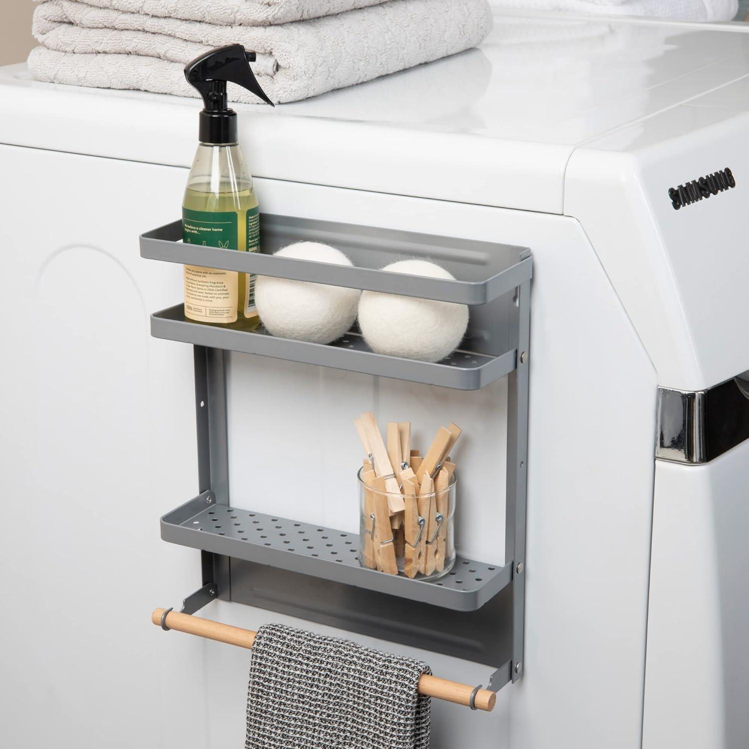 image:imageHousehold Essentials Metal Magnetic Paper Towel Holder WhiteGray
