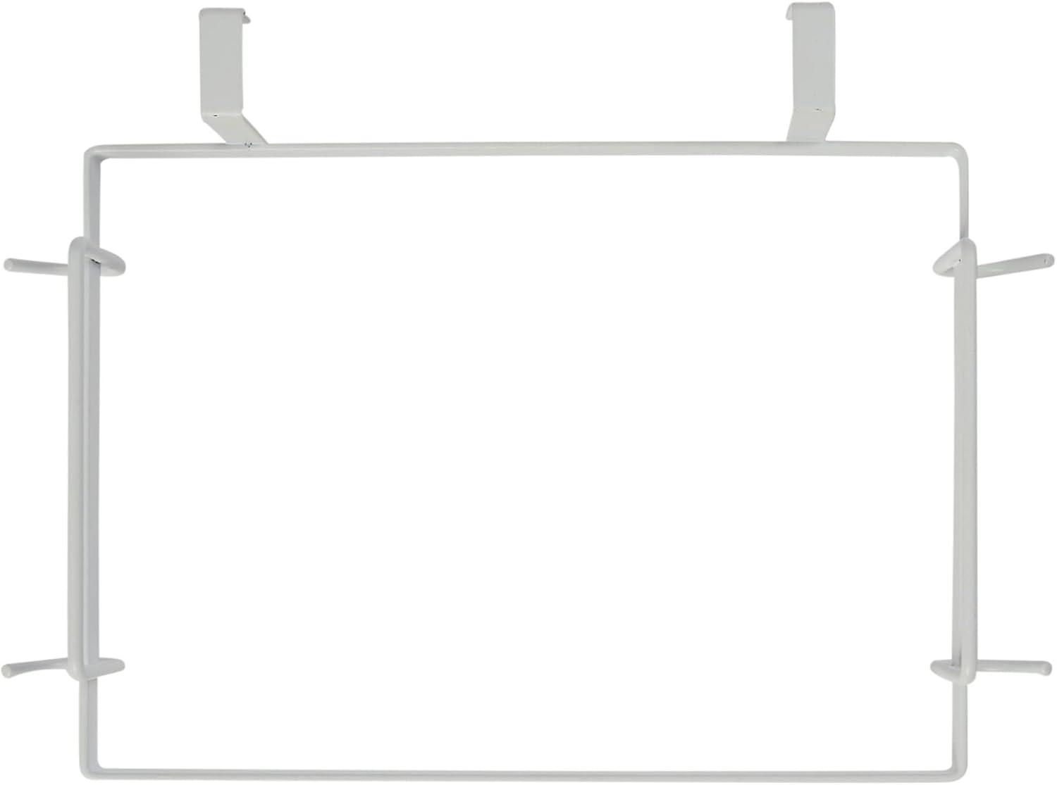 image:imageHousehold Essentials Metal Over the Door Trash Bag Holder WhiteWhite