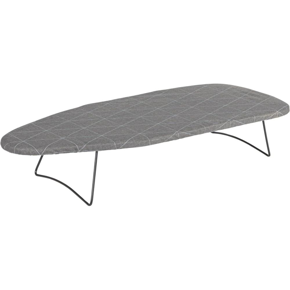 image:imageHousehold Essentials 122101 Small Tabletop Ironing Board with Folding Legs  Magic Rings Cover and PadBlue RingsGray