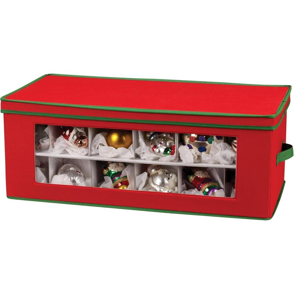 image:imageHousehold Essentials 27 pc Ornament Storage Box36 Pocket