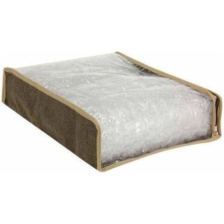 image:imageHousehold Essentials 66612 Sweater Storage Bags Set of 2 Coffee LinenBrownClearSweater Bags Pack of 12