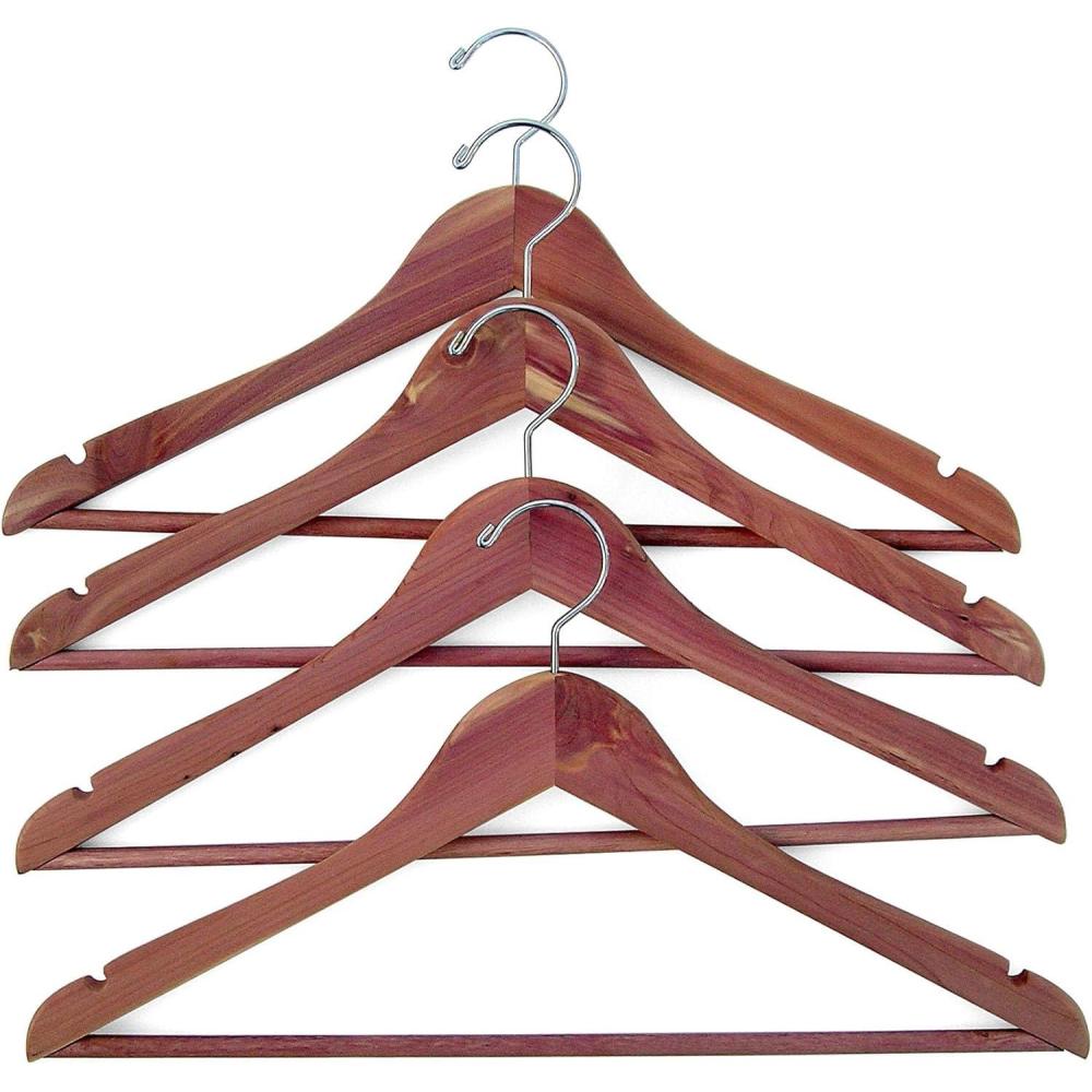 image:imageHousehold Essentials Cedar for Closets Value Accessory Kit 96 Pieces Natural4 Garment Thin Hangers