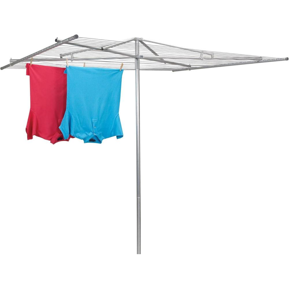 image:imageHousehold Essentials Parallel Clothesline Outdoor Dryer 30 Lines with 210 Feet of Drying Space NoRust Steel210 ft Drying Space
