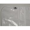 Household Essentials 01943 Hanging Jewelry Organizer – 80-Pockets for Necklaces, Bracelets, and Accessories – White Vinyl