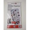 Household Essentials 01943 Hanging Jewelry Organizer – 80-Pockets for Necklaces, Bracelets, and Accessories – White Vinyl