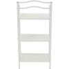 Household Essentials 2-Tier Metal Wall Mount Bathroom Storage Rack, Silver(White)