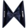 Household Essentials Fabric Storage Boxes with Lids and Handles, Blue(Denim)