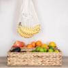 Household Essentials Handwoven Paper Rope Rectangular Storage Basket, Black(Natural)