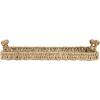 Household Essentials Handwoven Seagrass Rectangular Tray Set with Wood Handles, Natural, Set of 2(Natural Seagrass)
