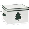 Household Essentials Holiday Storage Box, Medium, Green Tree