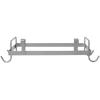 Household Essentials Metal Over the Door Trash Bag Holder, White(Silver)
