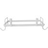 Household Essentials Metal Over the Door Trash Bag Holder, White(White)