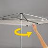 Household Essentials Parallel Clothesline Outdoor Dryer, 30 Lines with 210 Feet of Drying Space, No-Rust Steel(210 ft. Drying Space)
