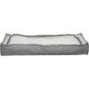Household Essentials Under Bed Storage Bag 1 Pack, Clear PEVA Top and Soft Sides, Perfect for Clothes, Blankets and More(Graphite)