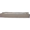 Household Essentials Under Bed Storage Bag 1 Pack, Clear PEVA Top and Soft Sides, Perfect for Clothes, Blankets and More(Silver)