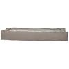 Household Essentials Under Bed Storage Bag 1 Pack, Clear PEVA Top and Soft Sides, Perfect for Clothes, Blankets and More(Silver)