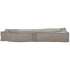Household Essentials Under Bed Storage Bag 1 Pack, Clear PEVA Top and Soft Sides, Perfect for Clothes, Blankets and More(Silver)