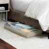 Household Essentials Under Bed Storage Chest, Beige(Beige)