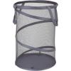 Household Essentials 2027-1 Pop-Up Collapsible Mesh Laundry Hamper | Charcoal(Charcoal)