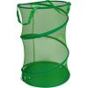 Household Essentials 2027-1 Pop-Up Collapsible Mesh Laundry Hamper | Charcoal(Green)