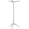 Household Essentials 5012-1 Portable 2-Tier Clothes Drying Rack Tri-pod | Dry Wet Laundry or Hang Clothes | Silver and Blue(Small)