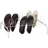 Household Essentials 9-Pair Metal Wire Shoe Rack, Black(White)