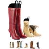 Household Essentials Cedarfresh Boot Shapers, 2 Pairs, Plastic Boot Inserts, Black(2 Pair Black)