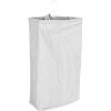 Household Essentials Door Hanging Laundry Bag, Washable Canvas Bag with Loop Handle, Holds Two Loads of Laundry, Great for Dorms and Small Spaces, Black(Grey)