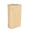Household Essentials Door Hanging Laundry Bag, Washable Canvas Bag with Loop Handle, Holds Two Loads of Laundry, Great for Dorms and Small Spaces, Black(Khaki)