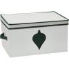 Household Essentials Ornament Storage Chest with 24 Pockets, Red(Natural/Green)
