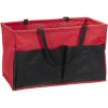 Household Essentials Sea Shell Krush Container All-Purpose Utility Tote with Pockets(Red)
