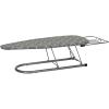 Household Essentials Tabletop Ironing Board with Iron Rest and Door Hanger | Compact Folding Ironing Station for Dorm Rooms, Apartments, and Small Spaces | 36.5″x12″(Grey/White)