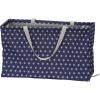 Household Essentials Teal Striped Krush Container All-Purpose Utility Tote(Blue Stars)
