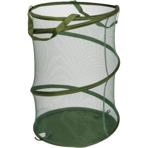 Household Essentials 2027-1 Pop-Up Collapsible Mesh Laundry Hamper | Charcoal(Olive Green)