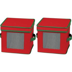 Household Essentials 27 pc. Ornament Storage Box(Dessert Plate)