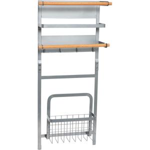 Household Essentials Metal Magnetic Paper Towel Holder, White(Gray)