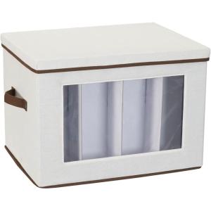 Household Essentials Tall Wine and Bottle Storage Chest, Gray(Natural)