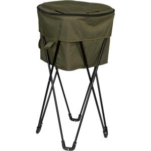 Household Essentials Thermal Standing Cooler with Travel Bag, Heavy-Duty Polyester,(Army Green)