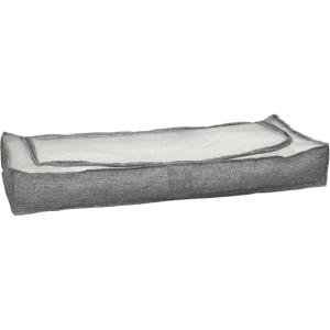 Household Essentials Under Bed Storage Bag 1 Pack, Clear PEVA Top and Soft Sides, Perfect for Clothes, Blankets and More(Graphite)