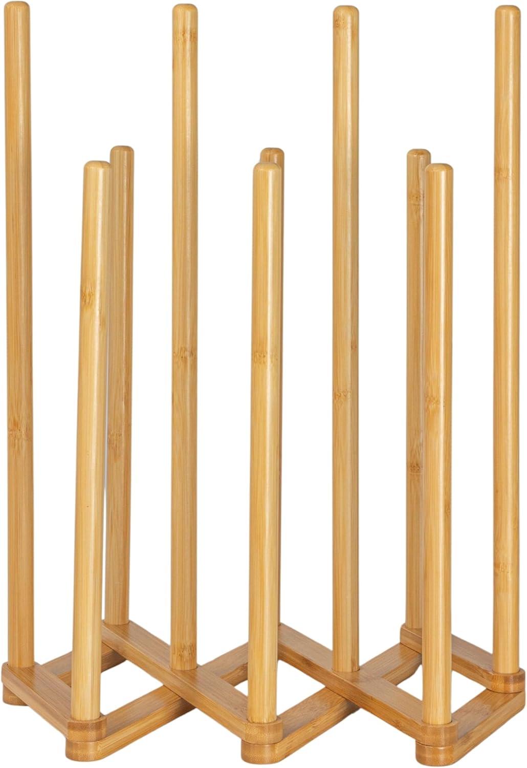 image:imageBamboo 6 Pair Boot Rack Natural5 Pair