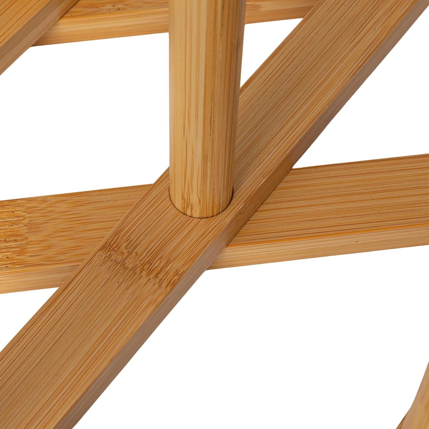 image:imageBamboo 6 Pair Boot Rack Natural5 Pair
