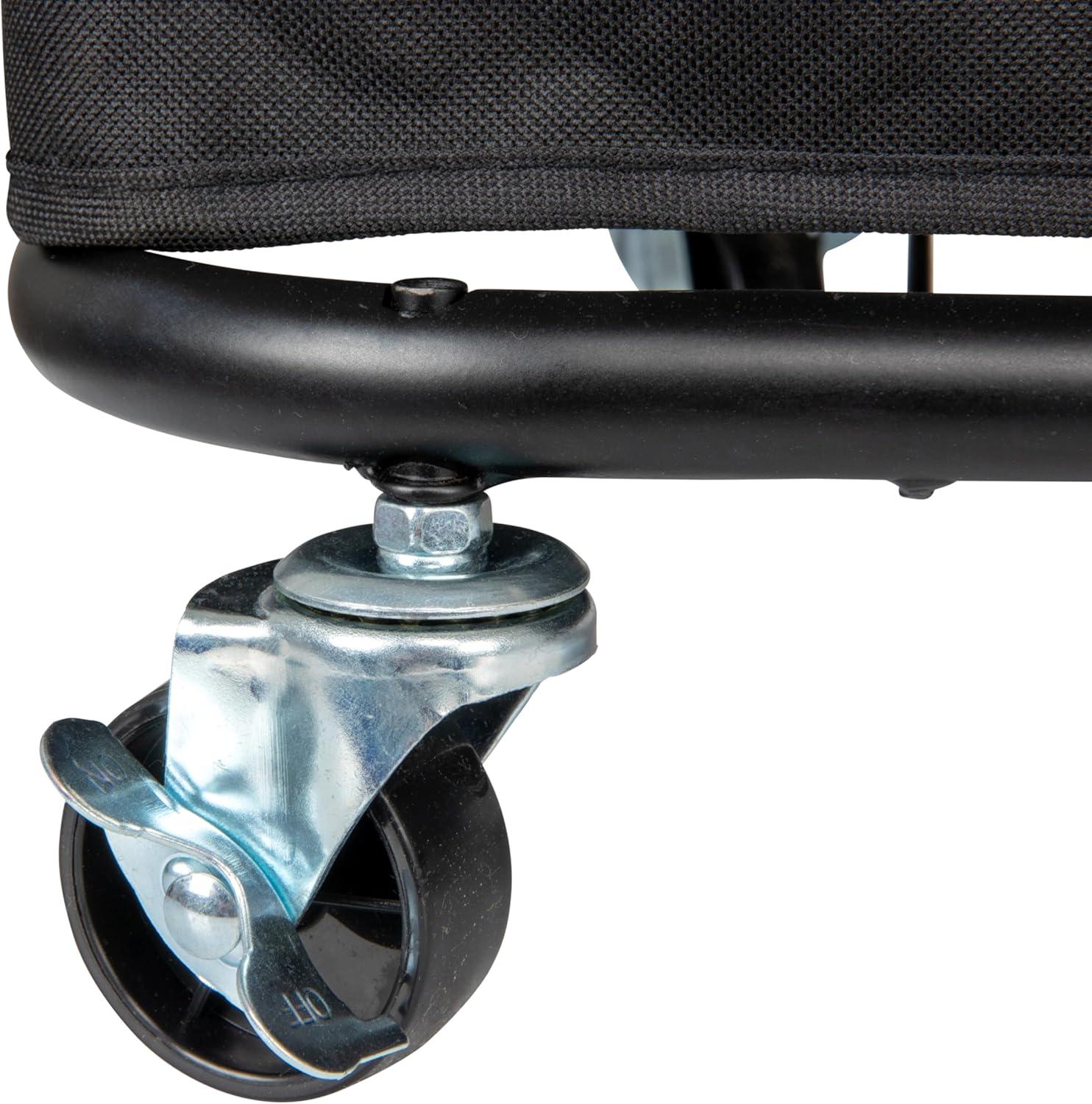 image:imageHousehold Essentials 2Bag Rolling Laundry Sorter NaturalBlackBlack