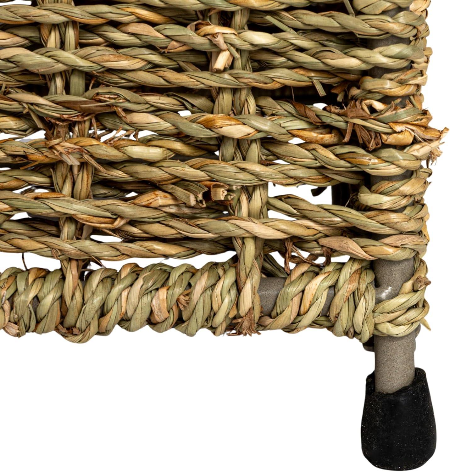 image:imageHousehold Essentials 3 Compartment Laundry Sorter Wicker Laundry SorterBrown