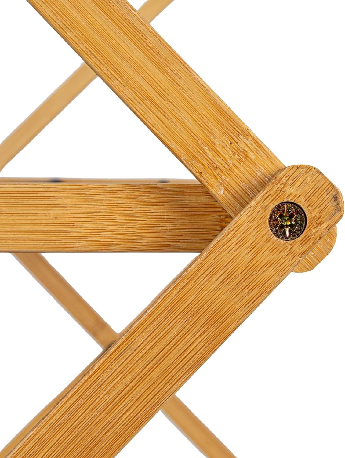 image:imageHousehold Essentials Bamboo Folding Clothes Drying Rack Large Capacity 14 Coated Metal Dowels 28 Feet of Drying Space EcoFriendly Collapsible Indoor Rack for Apartments Homes amp DormsNaturalBlack